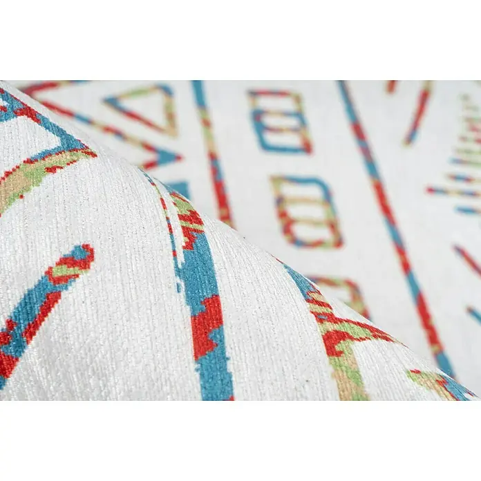 Kayoom Flachgewebeteppich Galaxy - Beige/Bunt, 240 x 170 cm, 100 % Polyester - Detailaufnahme