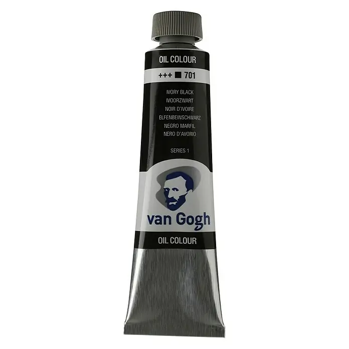 Talens Van Gogh Pintura al óleo - Negro marfil, 40 ml, Tubo
