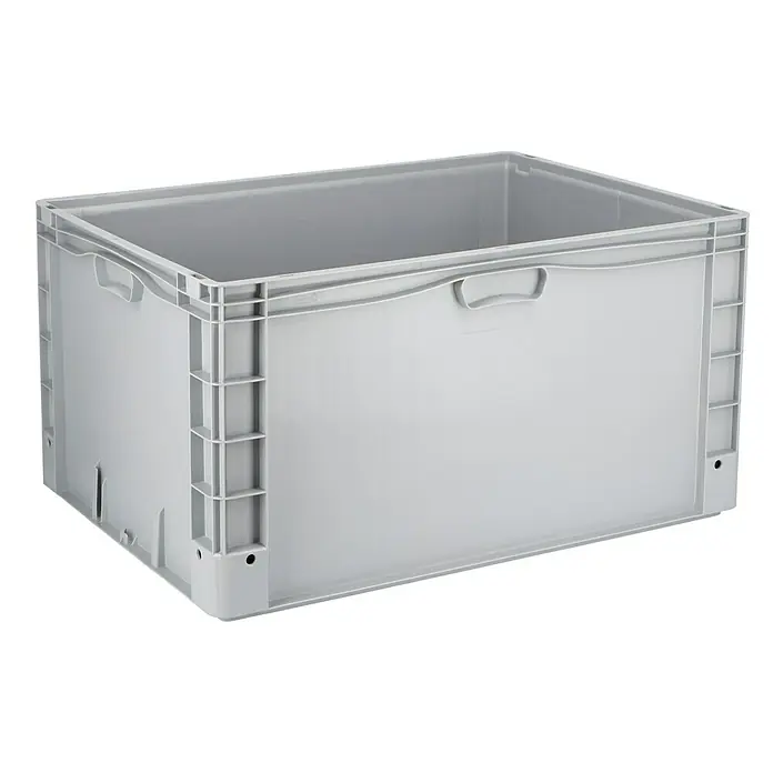Surplus Systems Eurobox - L x B x H: 80 x 60 x 42 cm, Kunststoff, Grau