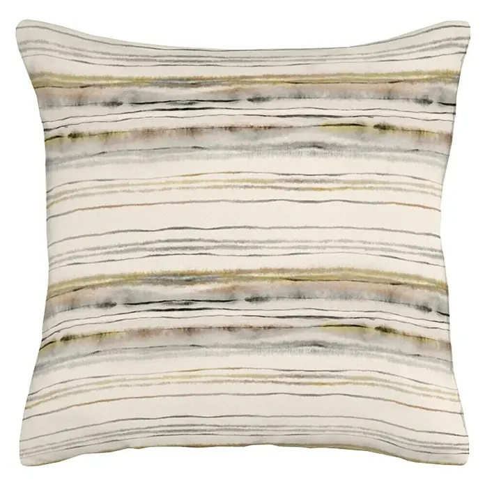 Cojín Patty rayas - Multicolor, 45 x 45 cm, 50 % algodón, 50 % poliéster