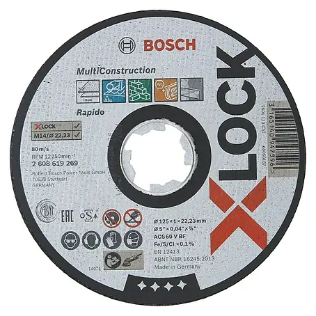 Bosch Professional X-Lock Trennscheibe Multi Construction