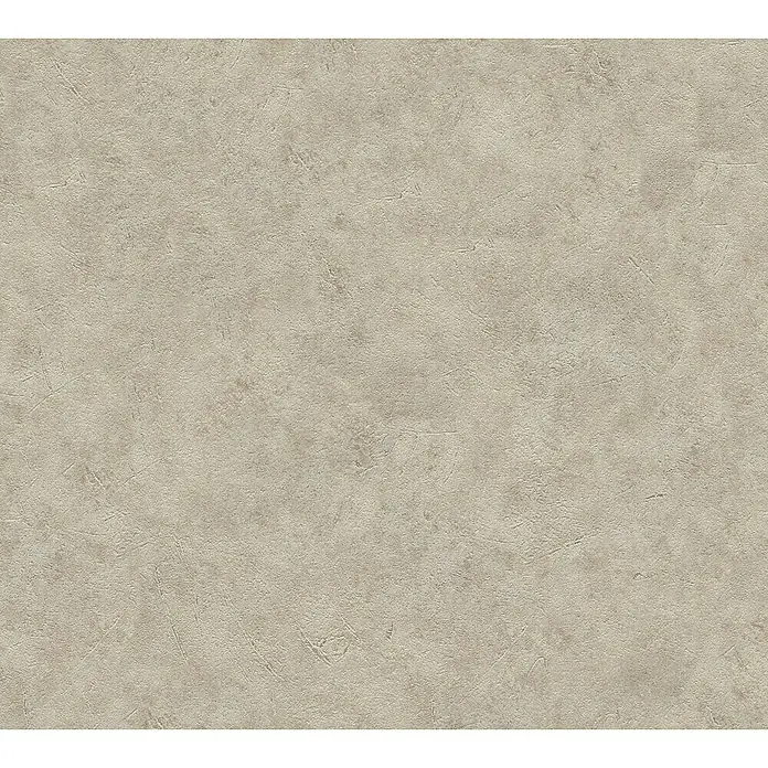 AS Creation Vliestapete Meistervlies 5 - Taupe, Uni, 10,05 x 0,53 m - Detailaufnahme