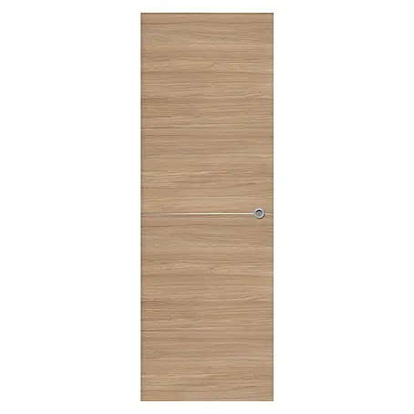 Puerta corredera de madera Roble Urban 100AL con uñero