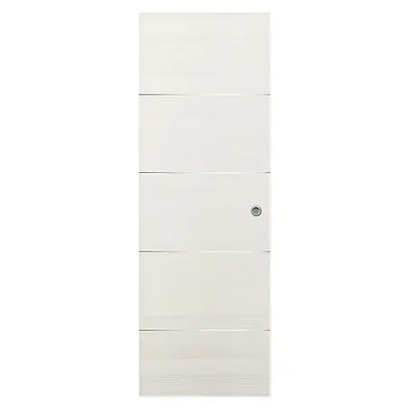 Puerta corredera de madera Fresno Eslovenia 400AL con uñero
