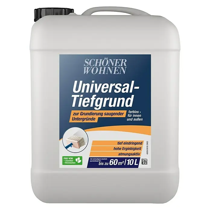 SCHÖNER WOHNEN-Farbe Universal-Tiefgrund - 10 l, Lösemittelfrei - Vorderansicht