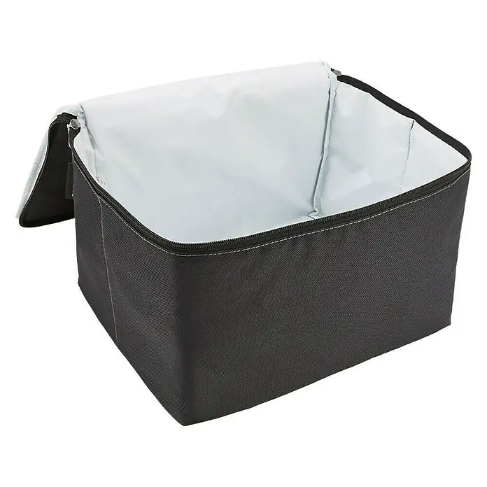 Meyliving Kühltasche - L x B x H: 30 x 25 x 20 cm, Schwarz - Vorderansicht