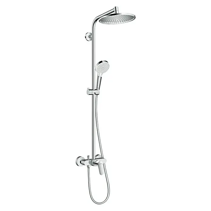Hansgrohe Sistema de ducha Crometta S Showerpipe 240 - Con grifo monomando, Número de tipos de chorro: 2 ud., Cromo