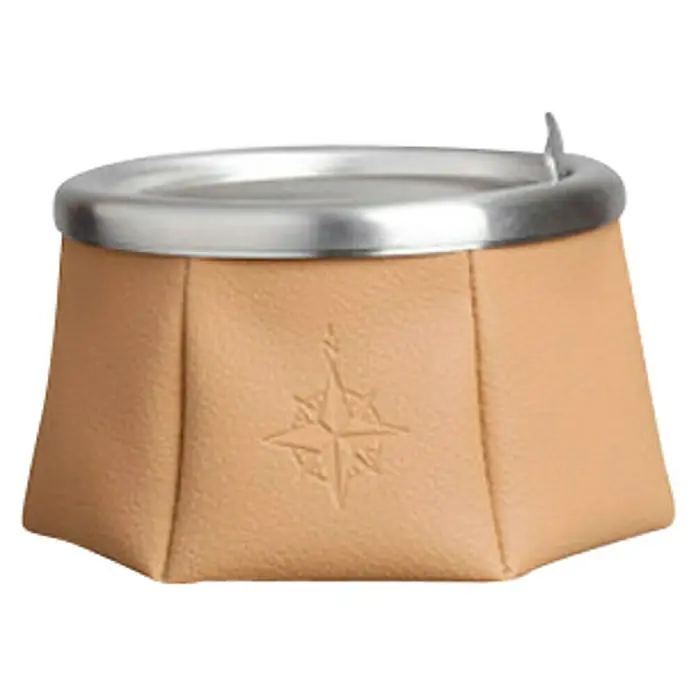 Marine Business Cenicero Windproof - Diámetro: 11,5 cm, Acero inoxidable, Beige