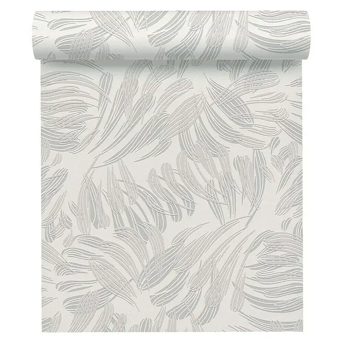 AS Creation Flavour Vliestapete Floralmuster - Grau, Floral, 10,05 x 0,53 m - Vorderansicht