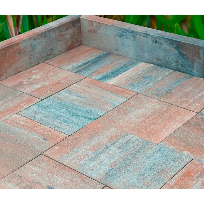 Seesteiner Rasenkante Piazza - Muschelkalk, L x B x H: 100 x 20 x 5 cm, Beton
