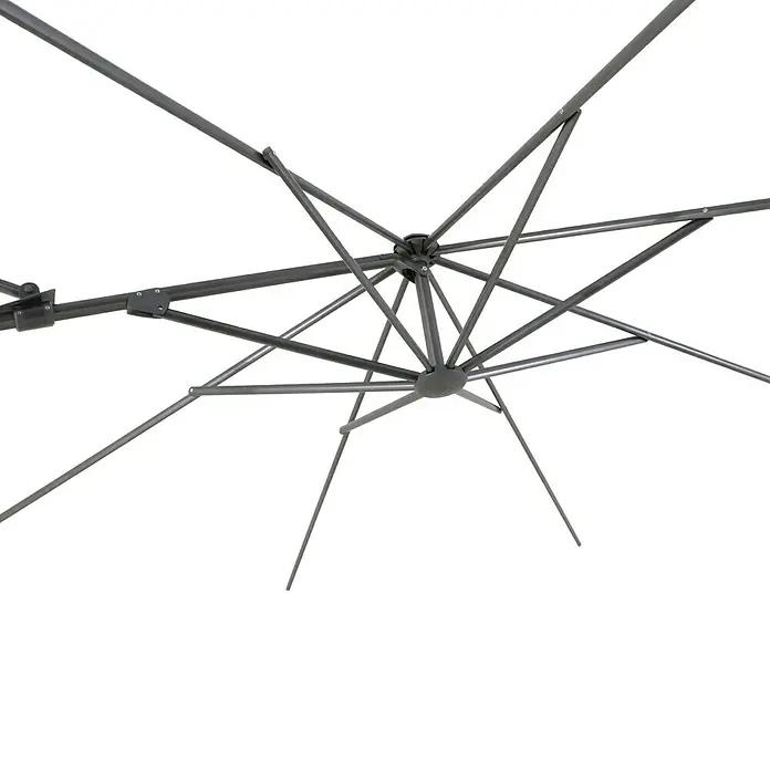 Sunfun Ampelschirmgestell Capri - Durchmesser: 350 cm, Aluminium, Rund
