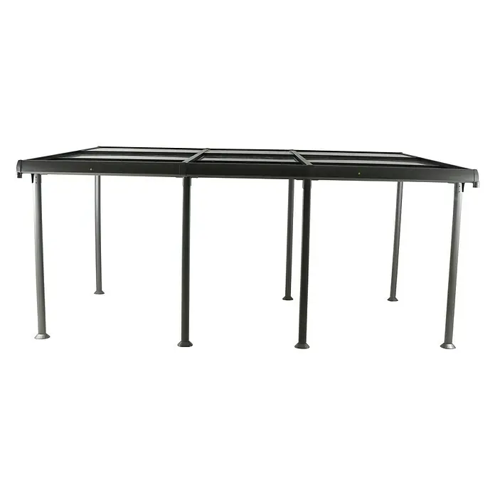 Sunfun Anstellpavillon Sera XL Cabrio - 550 x 300 cm, Anthrazit