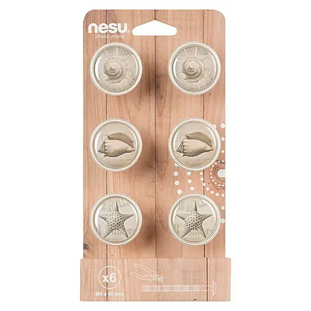Nesu  Set de pomos para muebles Marine 6 uds.