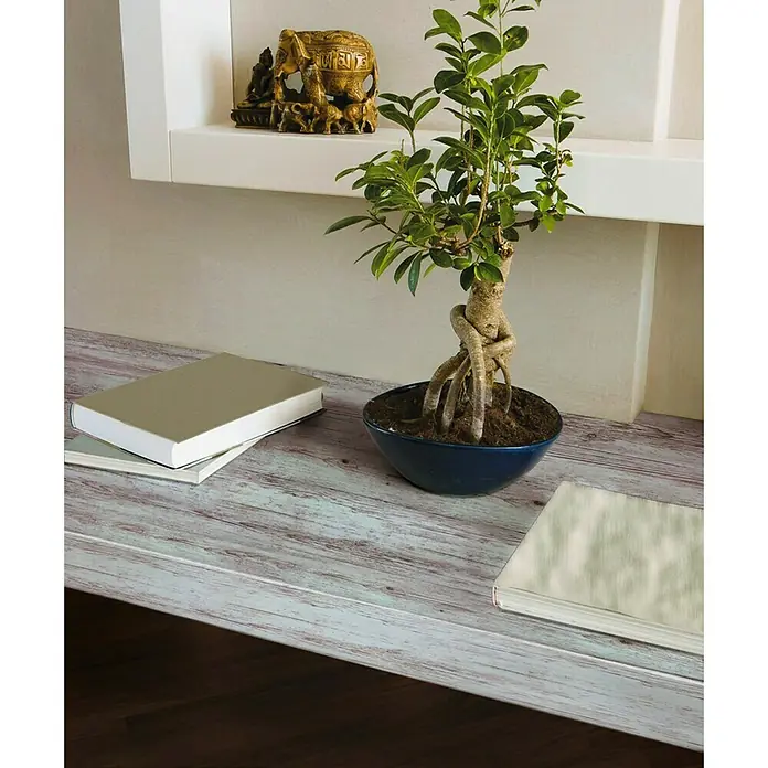 D-c-fix Holzoptikfolie - L x B: 200 x 45 cm, Holz, Hellgrau, Selbstklebend