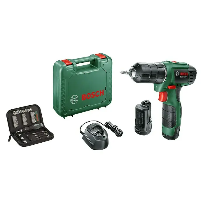 Bosch Akumulatorska bušilica/odvijač EasyDrill 1200 - 12 V, 1,5 Ah, 0 okr/min - 1.650 okr/min - Pogled sprijeda