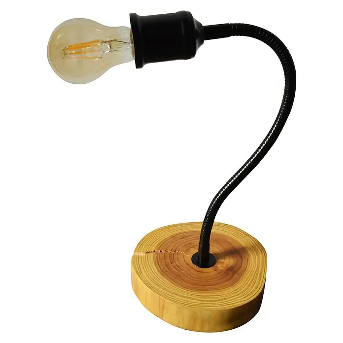 Tween Light Lámpara de sobremesa Broni - 40 W, Negro/Marrón, E27