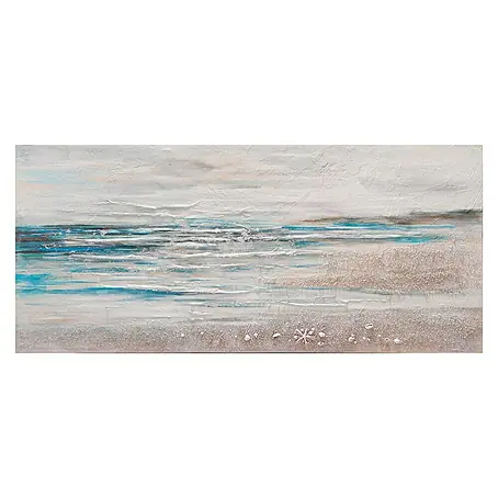 Cuadro pintado a mano Mar abstracto