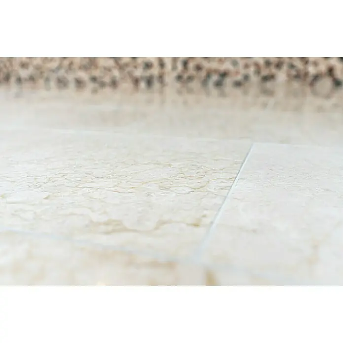 Antiek marmer tegel Botticino - 61 x 40,6 cm, Beige, Mat - Close-up