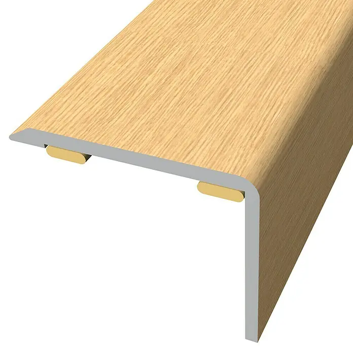 Baglinox Perfil para escalera Roble - 84 - Roble, 135 cm x 25 mm x 20 mm, Pegado