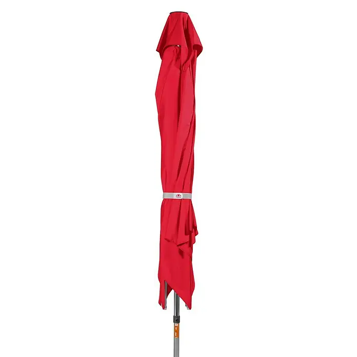 Doppler Alu Expert Sonnenschirm Teleskop - Rot, 350 x 350 cm - Vorderansicht