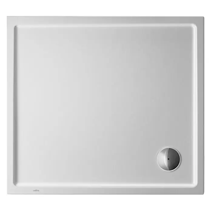 Duravit Duschwanne Starck Slimline - L x B: 100 x 90 cm, Kunststoff, Weiß, Mit Antirutsch-Oberfläche - Ansicht von oben