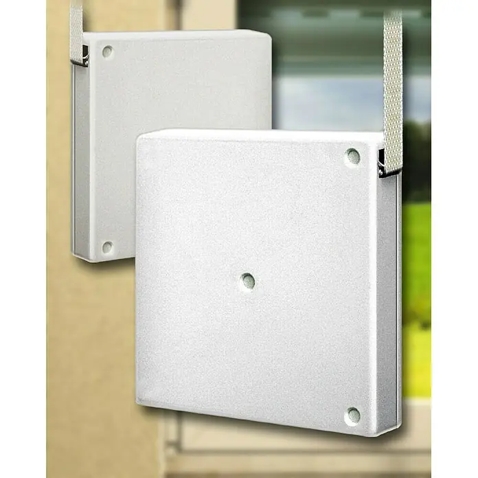 Schellenberg Aufschraubwickler Mini - 120 x 22 x 120 mm, Geeignet für: Rollladen-Mini-Systeme, Weiß