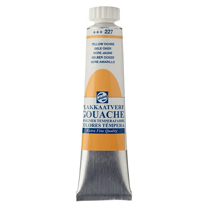Talens Pintura gouache - Ocre Amarillo, 20 ml, Mate