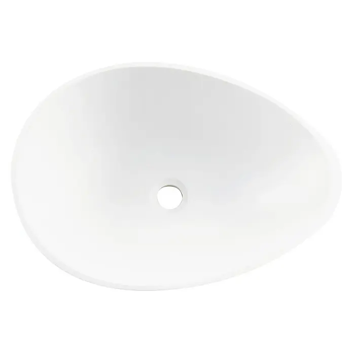 Cipì Lavabo de sobremesa Sodo - An x L: 53 x 38 cm, Blanco