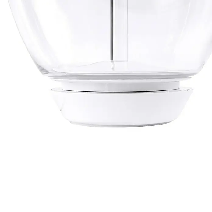 Artemide LED-Tischleuchte Empatia 36 - 26 W, Weiß, Transparent, Warmweiß, Höhe: 38,2 cm - Vorderansicht