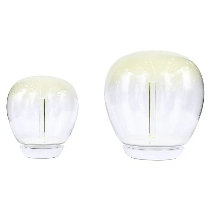 Artemide LED-Tischleuchte Empatia 26 - 20 W, Weiß, Transparent, Warmweiß, Höhe: 29 cm - Vorderansicht