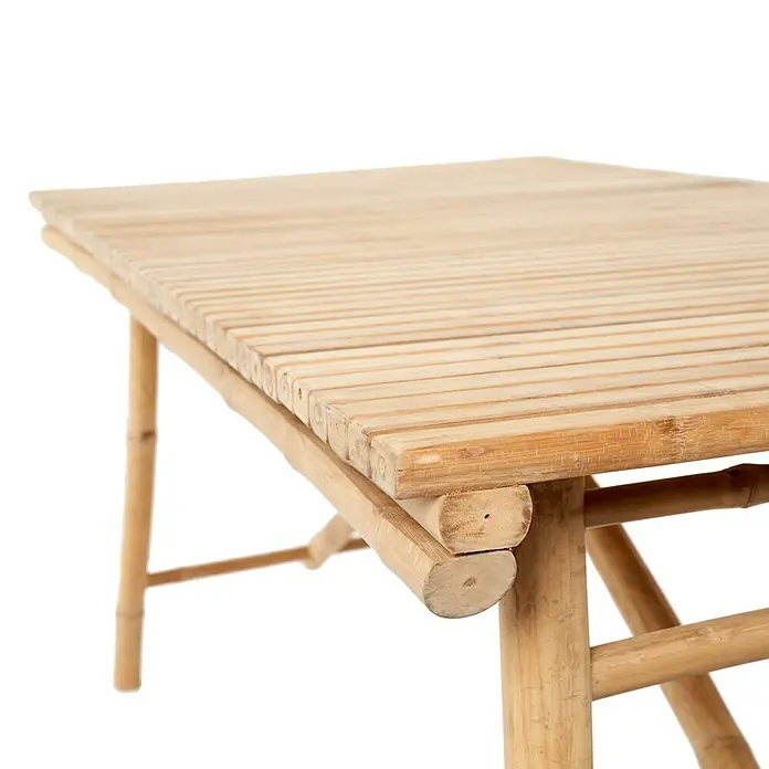 Mesa de jardín Kendari - L x An: 160 x 80 cm, Natural