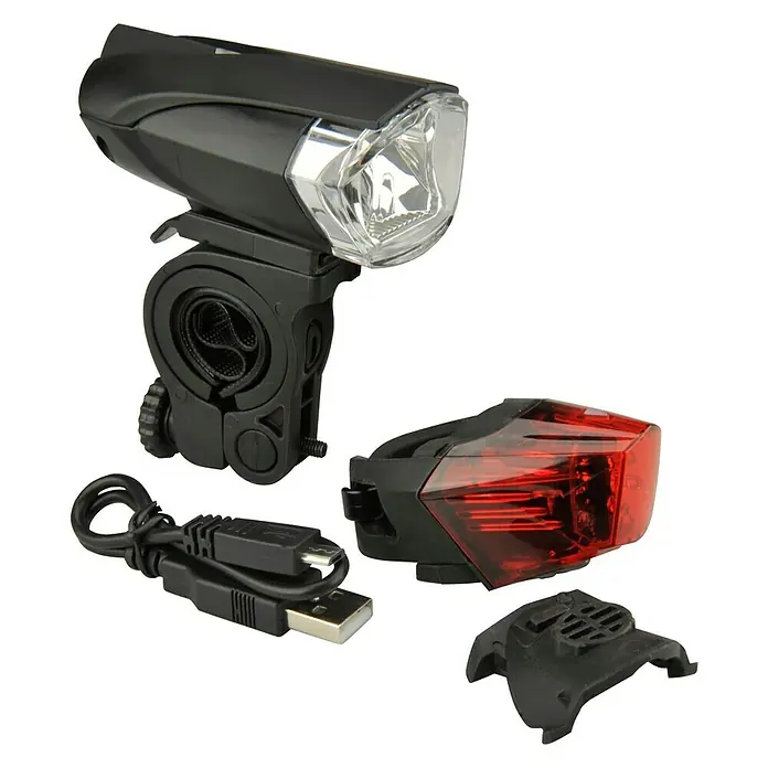 Fischer LED-Akkuleuchten-Set Automatik - 35 Lux, 50.000 h - Rechte Seitenansicht