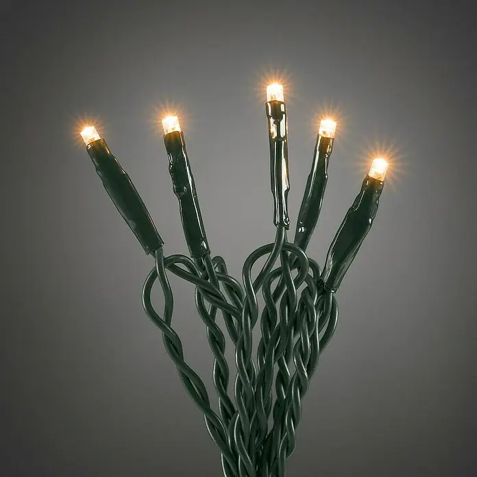 Konstsmide Led-feestverlichting - Binnen, 200 lampen, 13,93 m, Barnsteen