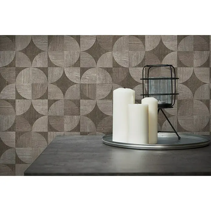 AS Creation Metropolitan Stories Vliestapete Holzdesign - Grau/Braun, Holzoptik, 10,05 x 0,53 m - Stimmungsaufnahme