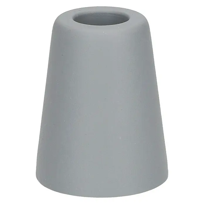 Türstopper 50x60 mm schraubbar - Ø x H: 50 x 60 mm, Grau - Rechte Seitenansicht