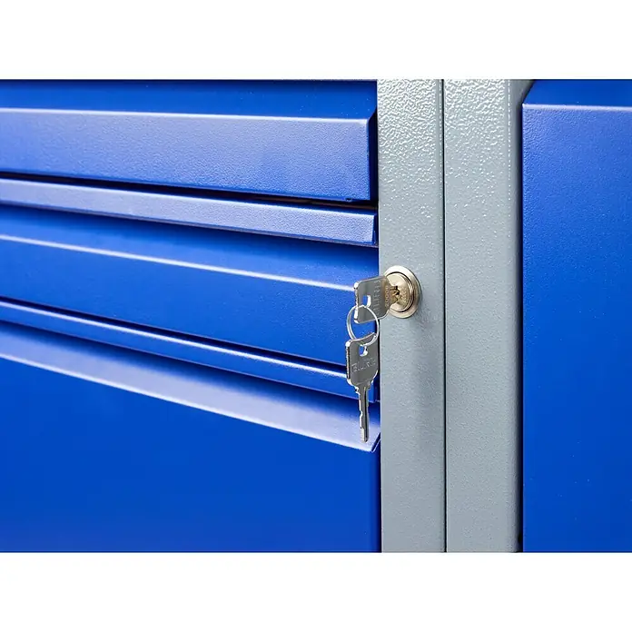 Küpper Profi Modul System Unterschrank 2 Schubladen & 1 Tür (Linksanschlag) - L x B x H: 56 x 55 x 66 cm - Vorderansicht