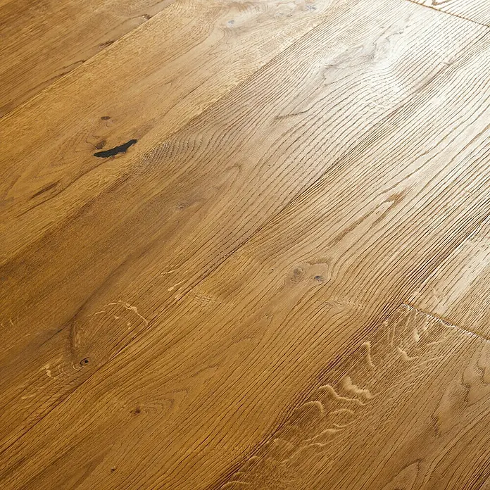 Fertigparkett Eiche Fabia - 1.900 x 190 x 14 mm, Landhausdiele - Linke Seitenansicht