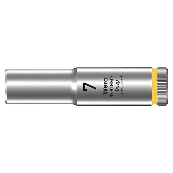 Wera Steckschlüsseleinsatz 8790 HMA - Schlüsselweite: 7 mm, Antriebsgröße: ⅜″ - Vorderansicht