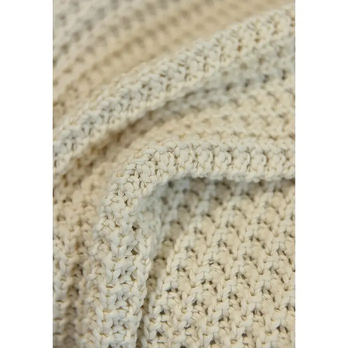 Nielsen Plaid Kuscheldecke Alen - L x B: 200 x 150 cm, Creme