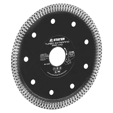Stayer  Disco de corte de diamante Turbo H10