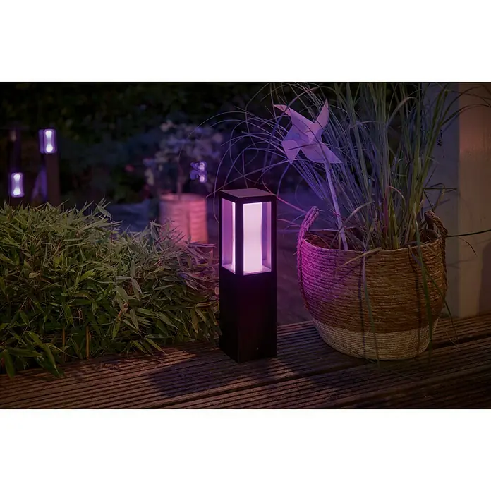 Philips Hue Sobremuro LED Impress - 2 luces, 8 W, Color de luz: Multicolor, IP44