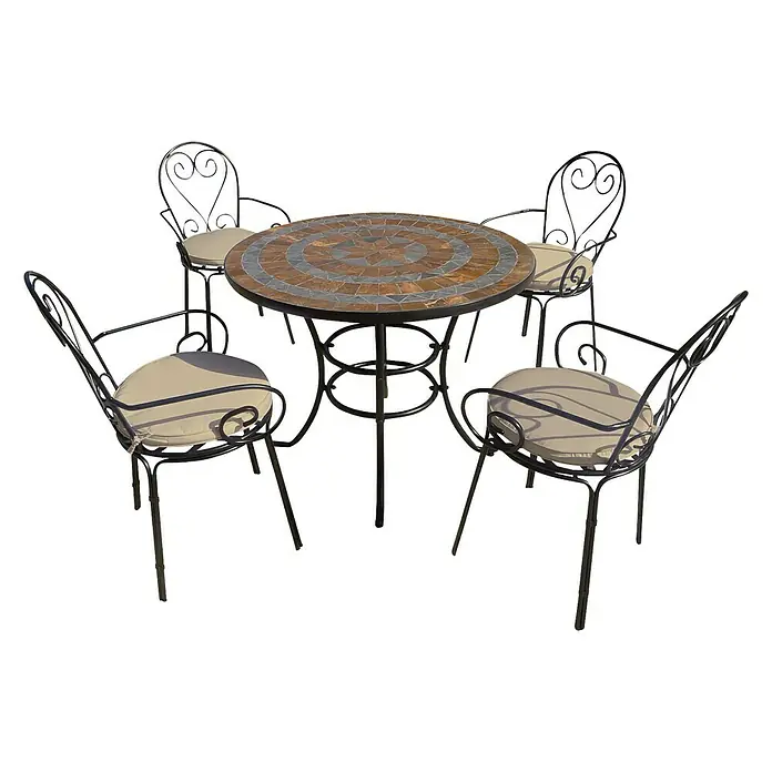 Conjunto de muebles Andrea - 5 piezas, Negro
