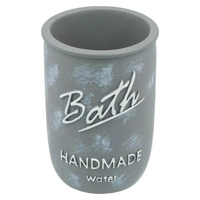 Venus Bath Zahnputzbecher - Polyresin, Weiß/Grau