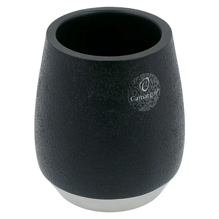 Camargue Bosse Zahnputzbecher - Polyresin, Schwarz