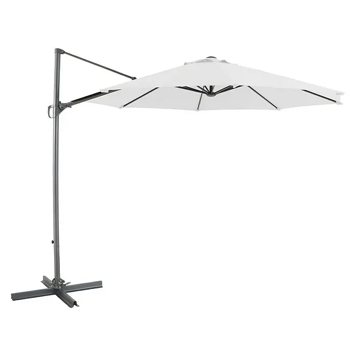 Sunfun Parasol de jardín Sorrento - Crudo, Diámetro: 300 cm