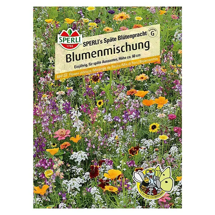 Sperli Wildblumensamen - Späte Blütenpracht, 2 m² - 3 m² - Vorderansicht