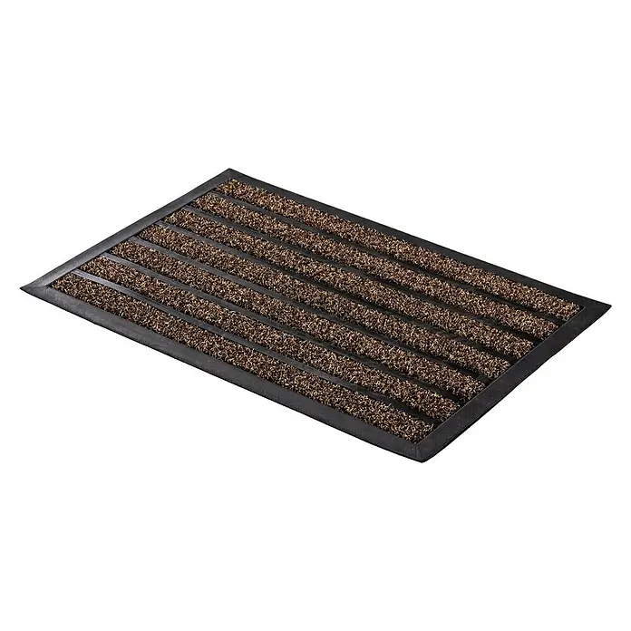 Astra Türmatte Scraper Line - Braun/Schwarz, 40 x 60 cm, 100 % Polypropylen - Rechte Seitenansicht