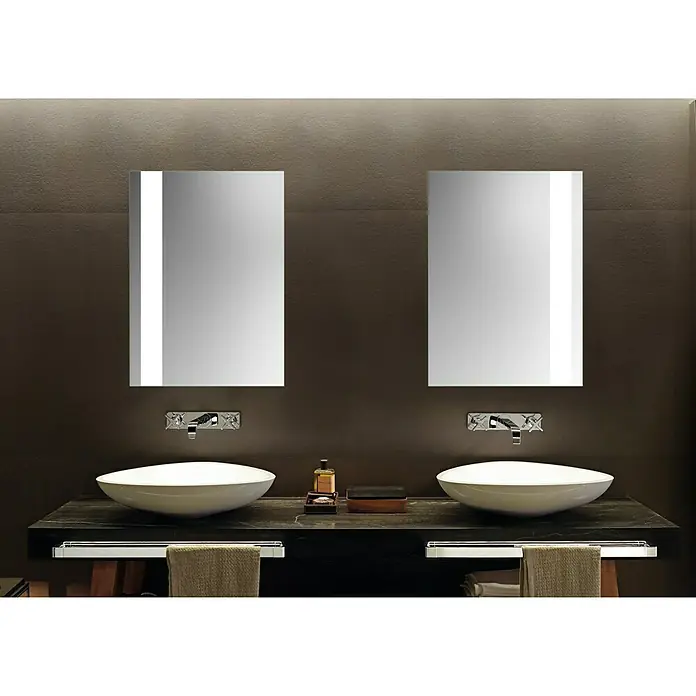 DSK LED-Lichtspiegel Chrystal Light - 50 x 70 cm - Vorderansicht