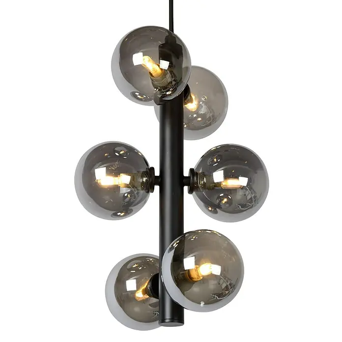 Lucide Tycho Pendelleuchte - L x B x H: 25,5 x 25,5 x 150 cm, Schwarz