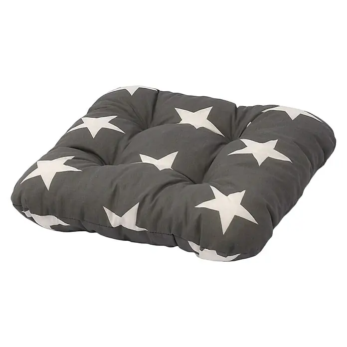 Sunfun Sitzkissen Susa - L x B x H: 38 x 38 x 4 cm, Farbig sortiert, 52% Polyester, 48% Baumwolle - Linke Seitenansicht